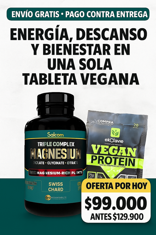Citrato De Magnesio Americano + Proteina Vegan